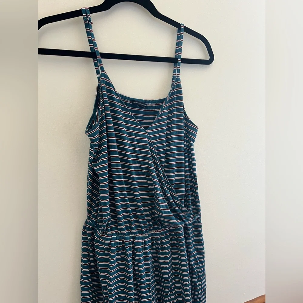 Striped Tank Romper - Picture 2 of 6
